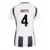 Juventus Federico Gatti #4 Hjemmedrakt Dame 2024-25 Korte ermer